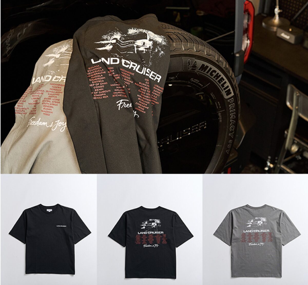 「LAND CRUISER OFFICIAL ITEMS（ランドクルーザーオフィシャルアイテムズ）」2026年夏の新作〜Tシャツ