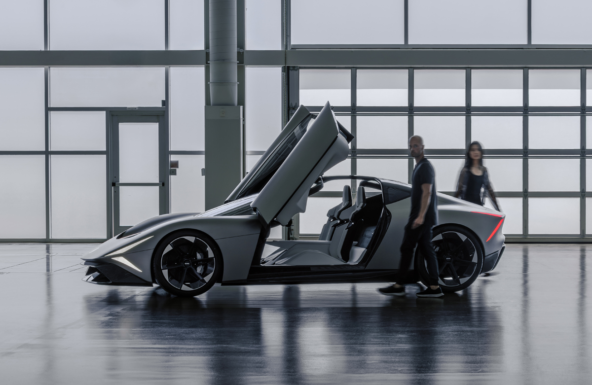 アキュラのコンセプトカー、Acura Nexera Visionのエクステリア(サイド、ドアオープン)
