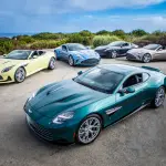 アストンマーティンニューポートビーチによる限定シリーズ「ヘリテージエディション」のエクステリア〜集合写真