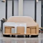 アウディ ヌヴォラーリの開発風景（クレイモデル）