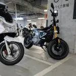 グランフロント北館のバイク用駐車場（駐輪場）