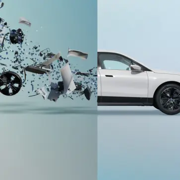 BMWのリサイクルプロジェクトのイメージ画像