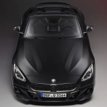 BMWZ4のエクステリア（ブラック、静止、フロント）