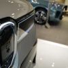 新型BMW iX3のエクステリア（グレー）〜フロント（キドニーグリル）