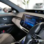 新型BMW iX3のインテリア〜ダッシュボード