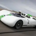 ポルシェ909ベルクスパイダー（フロント、走行）