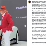 フェラーリ ルーチェを64億円で落札した人物（インスタグラム）
