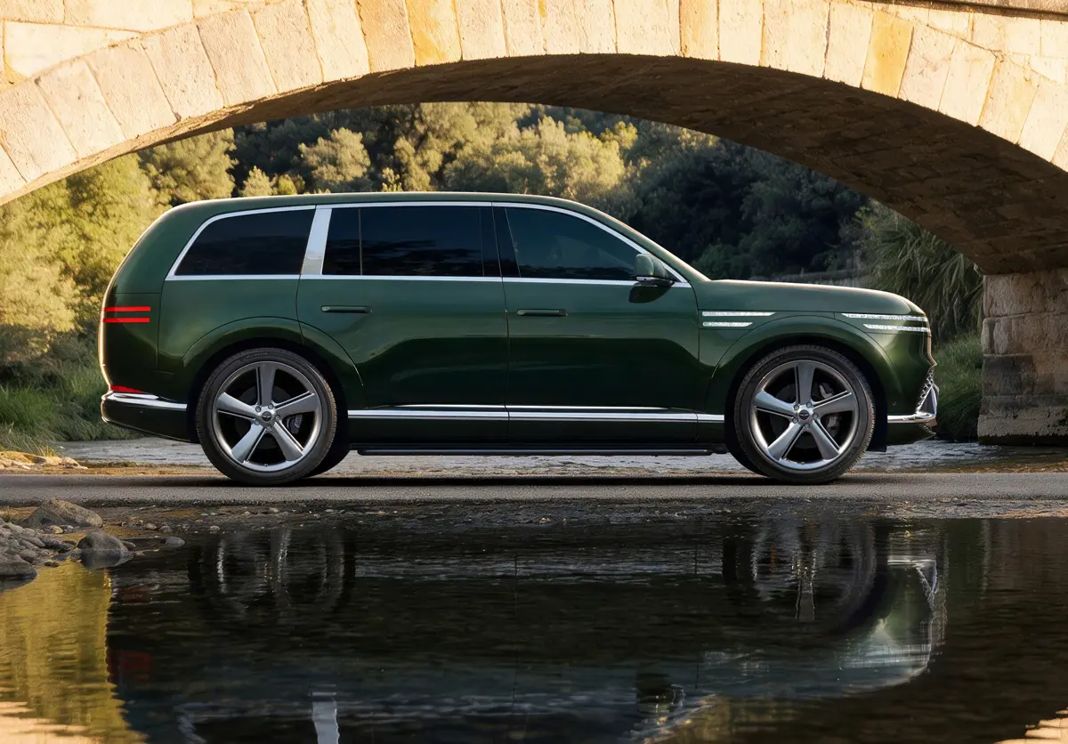 ジェネシスのフラッグシップSUV、GV90のエクステリア(サイド)