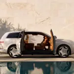 ジェネシスのフラッグシップSUV、GV90のエクステリア（サイド、ドアオープン）
