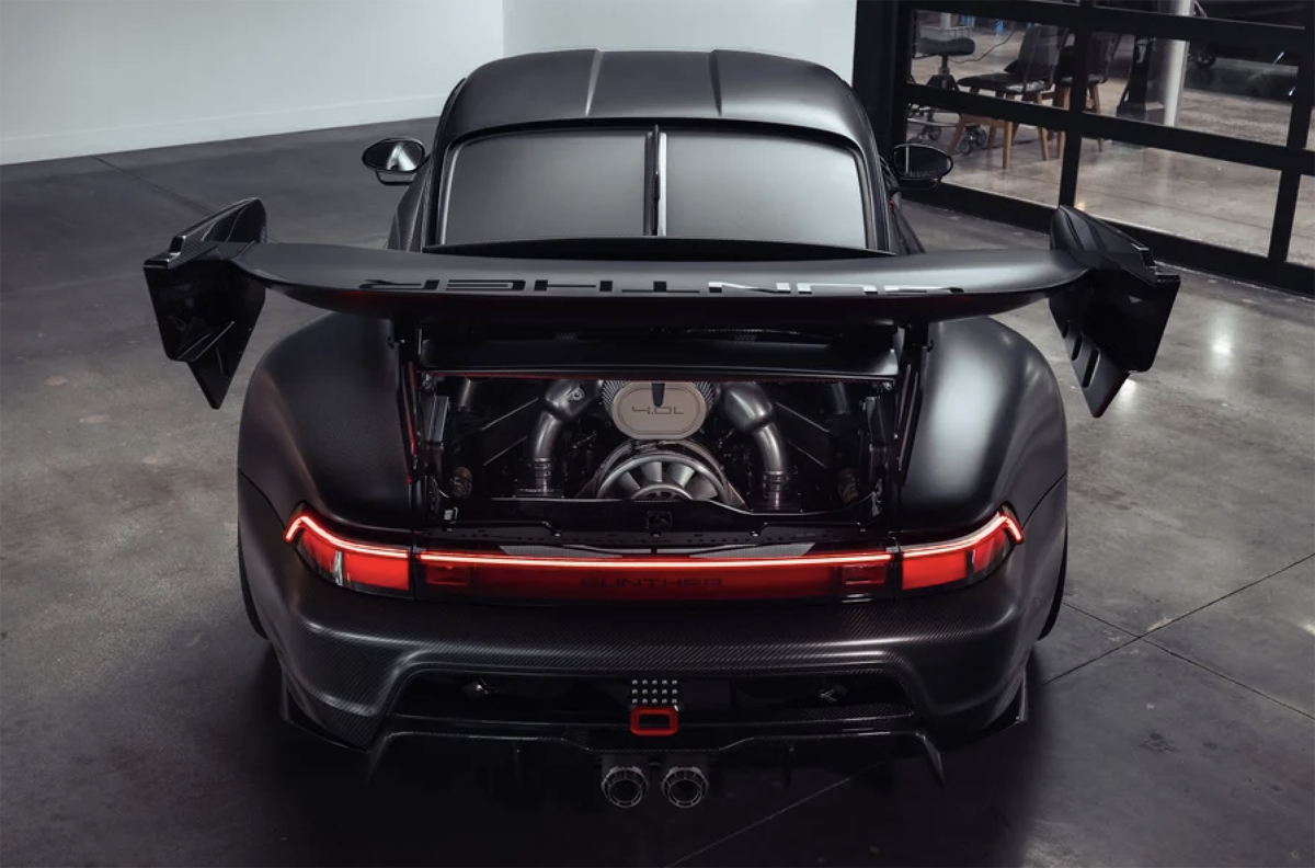 ガンサーワークス（ギュンターワークス）によるポルシェ911のレストモッド、GXR-Evoのエクステリア（エンジンルーム）