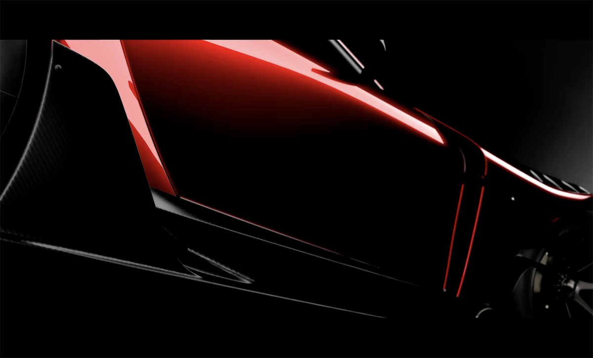グランツーリスモにて配信予定のマツダRX-VISION GT3 Evoのティーザー画像