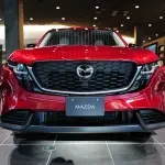 マツダCX-5（レッド）のフロント