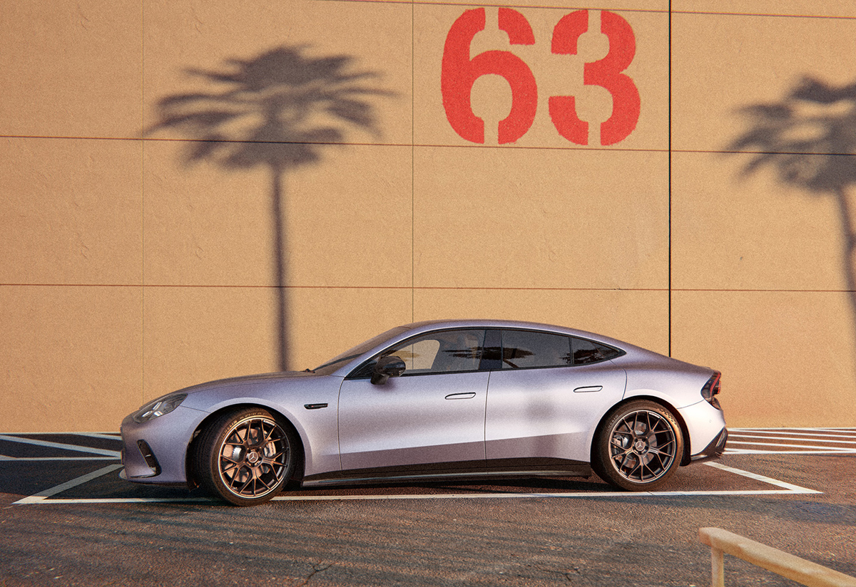 メルセデスAMG GT 53 4ドアクーペのサイド