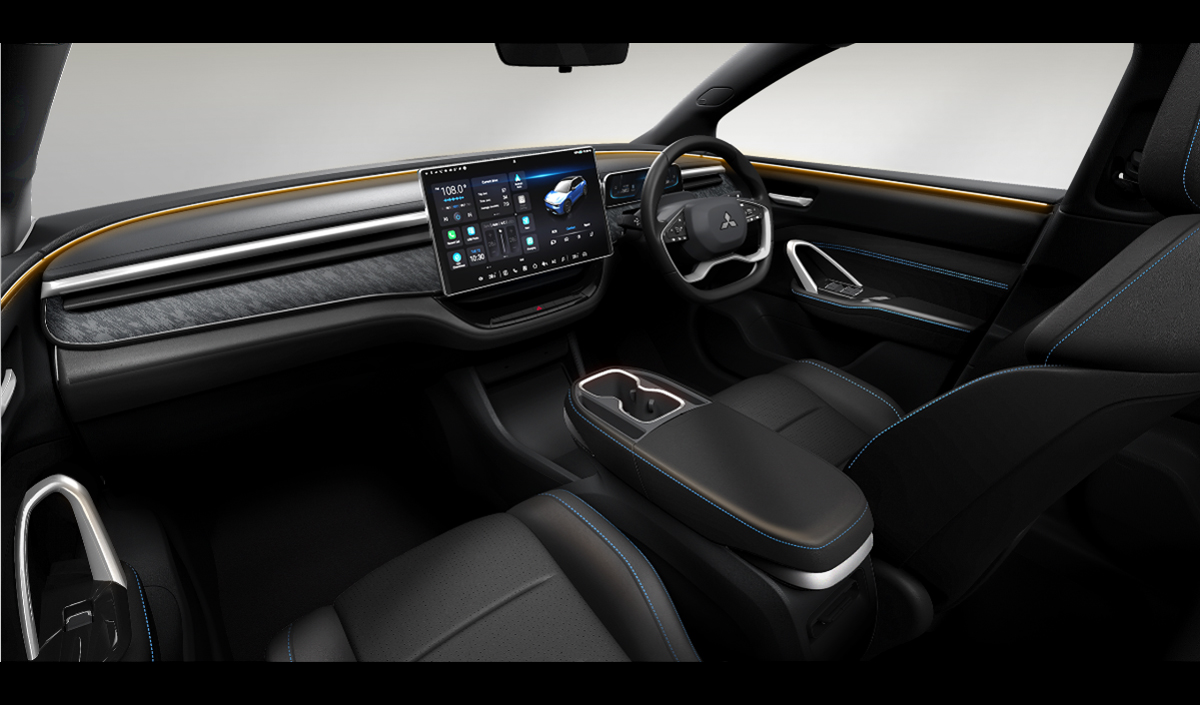 三菱が発表した新型EV、ASX-VR-eのインテリア