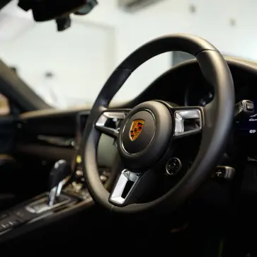 ポルシェ911のステアリングホイール