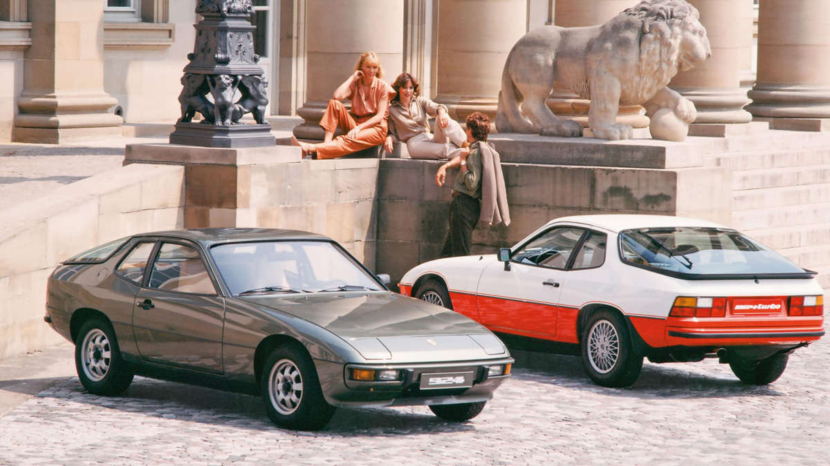 ポルシェ924発表当時のオフィシャル画像