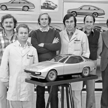 ポルシェ924開発当時のオフィシャル画像