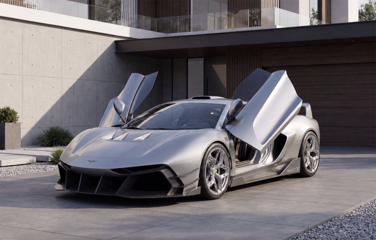 ノンハイブリッドで1560馬力。レズヴァニが新型ハイパーカー「ビーストX」発表、世界限定5台にて予約受付が開始される