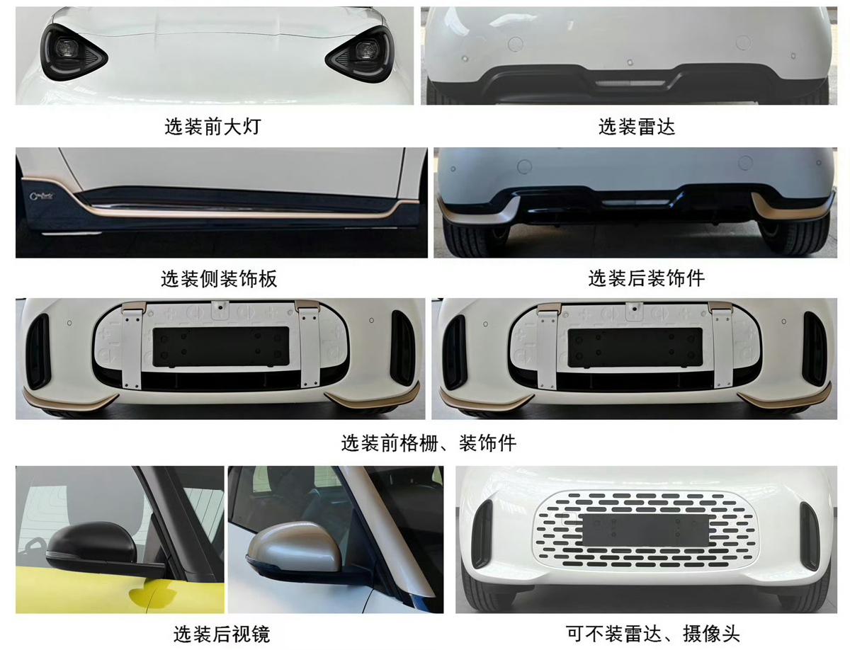 新型スマート#2のオプションリスト