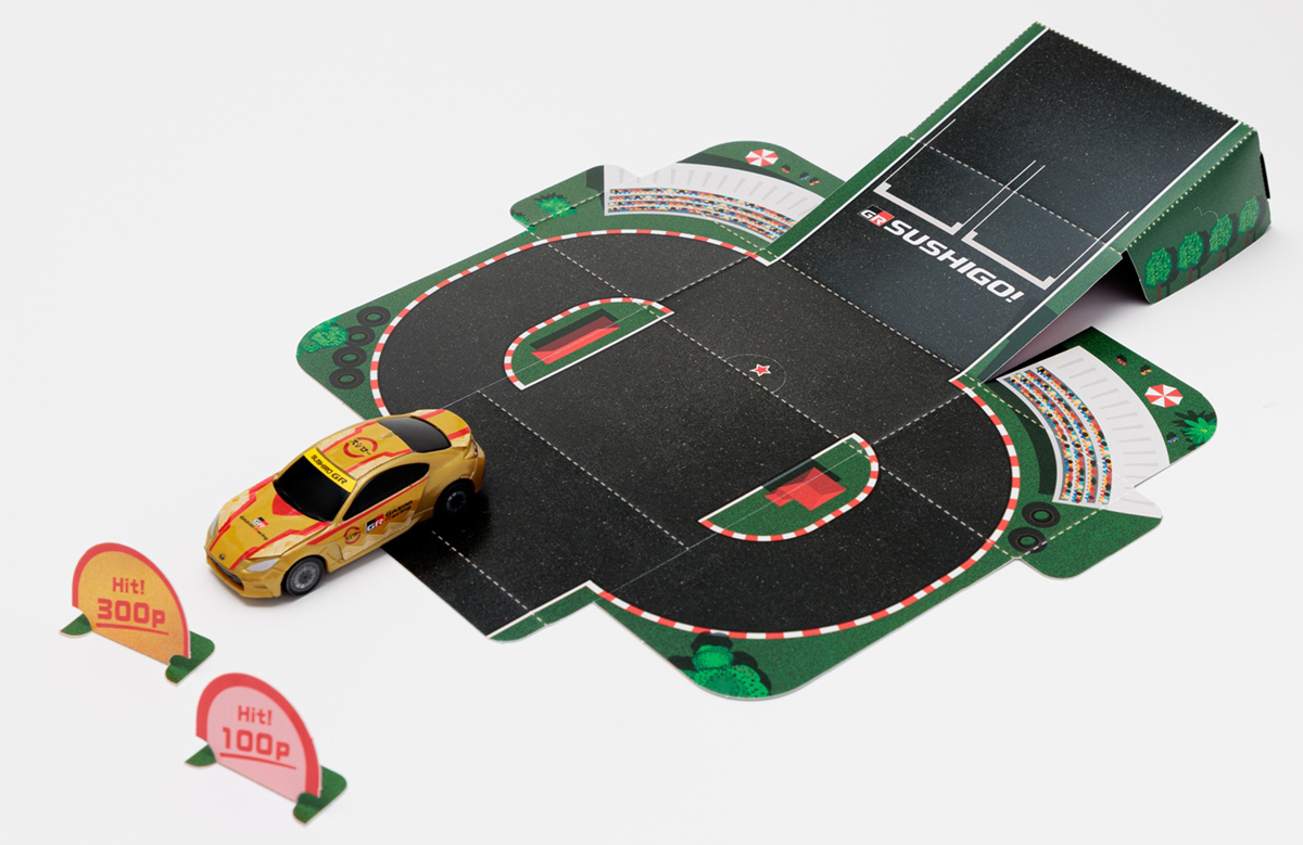 トヨタ Gazoo Racing(GR)とスシローとのコラボミニカー