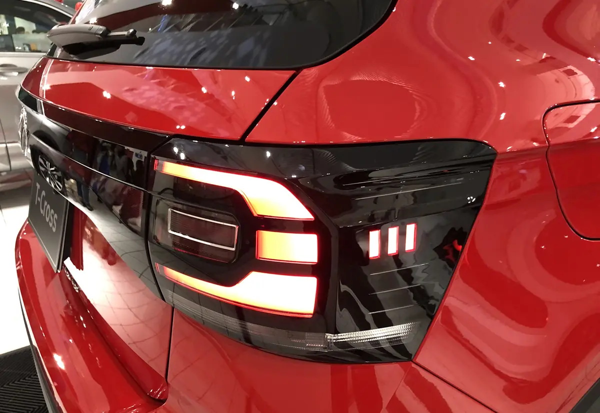 フォルクスワーゲン（VW）T-Crossのテールランプ