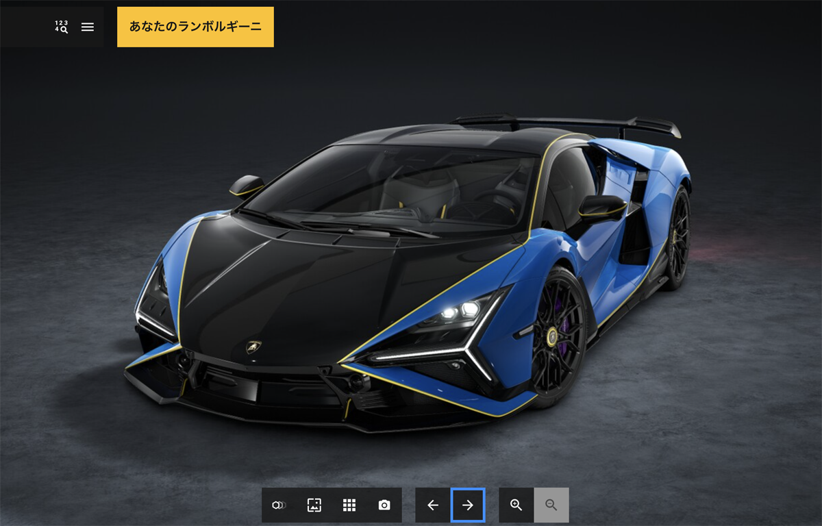 ランボルギーニ レヴエルトSVのカーコンフィギュレーター画像(ボディカラー)