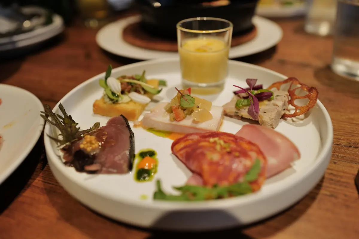 豊中のイタリアンレストラン、「アランチーノ」のランチ（前菜）