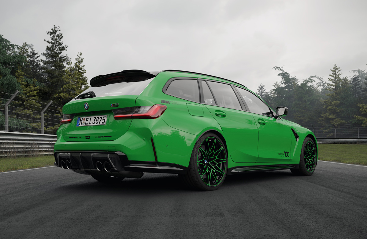 BMW M5のニュルブルクリンク100周年記念モデル（グリーン）