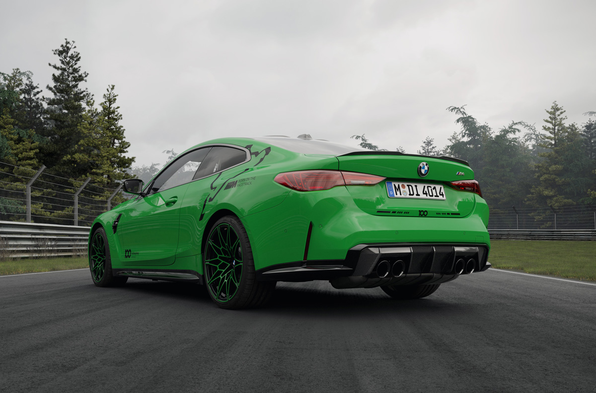 BMW M4のニュルブルクリンク100周年記念モデル（グリーン）