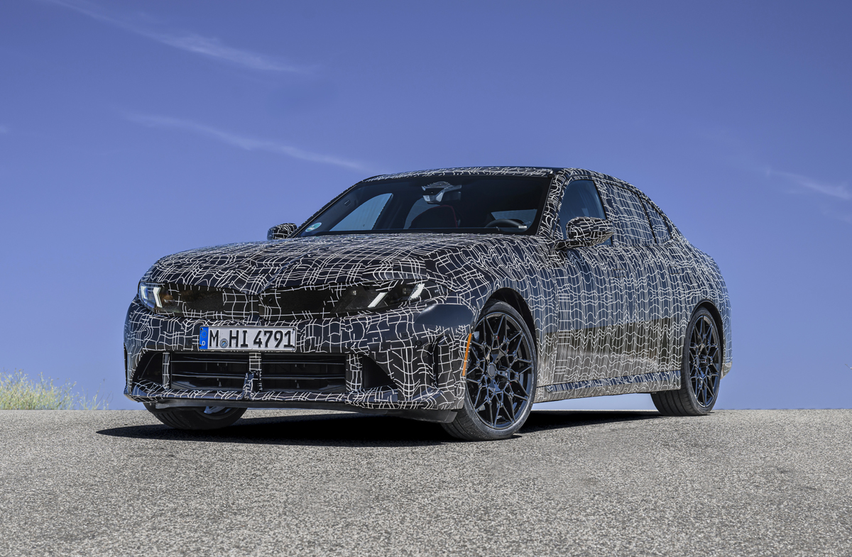 新型BMW 3シリーズ（G50）のプロトタイプ〜フロント