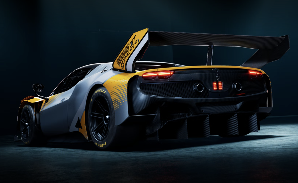 フェラーリ296GTモディフィカータのエクステリア〜リア
