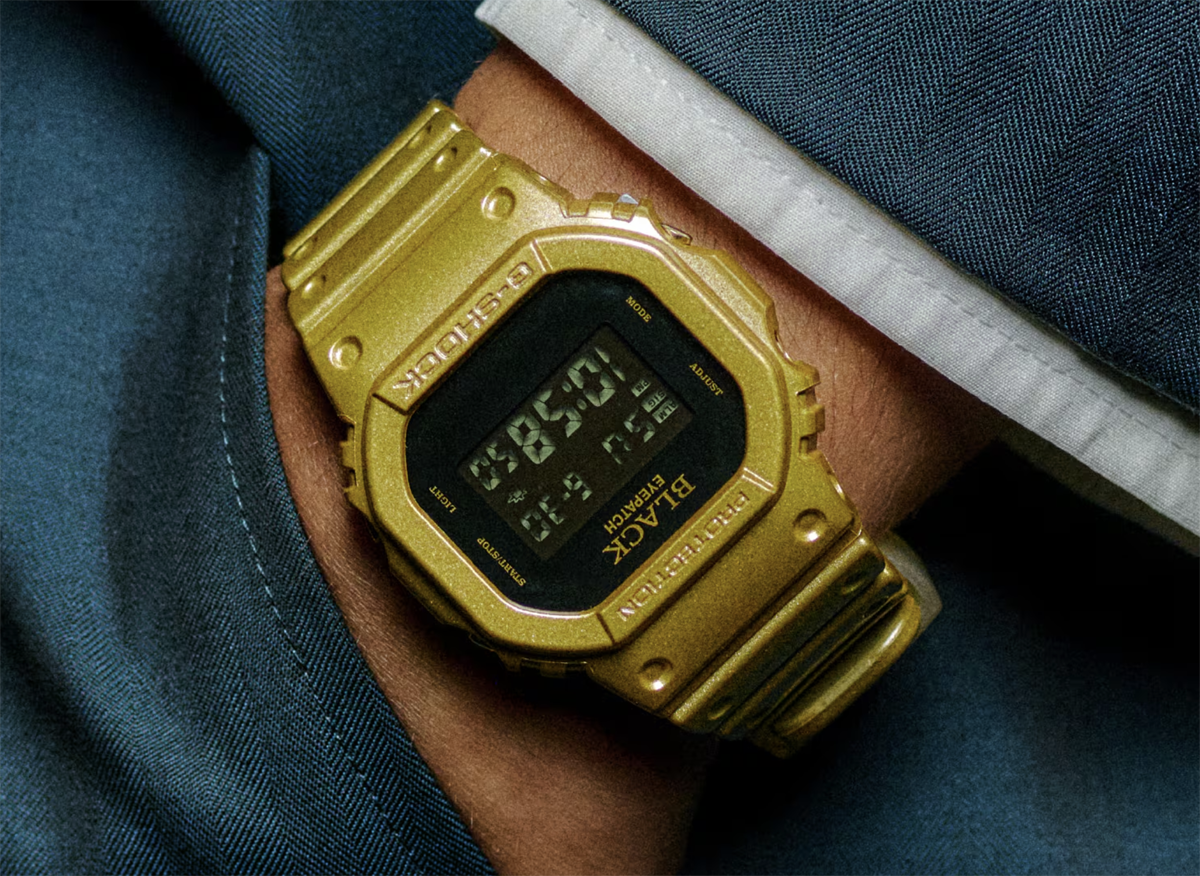 「BlackEyePatch × G-SHOCK」最新コラボ誕生。ストリートてに異彩を解つヒップホップ感あふれる1本、10月1日から予約受付を開始