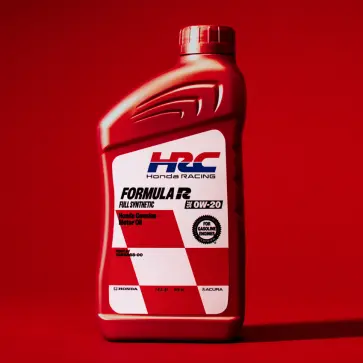HRCが発表した、ホンダ / アキュラの高性能車に対応するエンジンオイル「フォーミュラR」