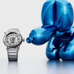 ウブロとジェフ・クーンズとのコラボレーション腕時計、クラシック・フュージョン バルーン ドッグ（シルバー）
