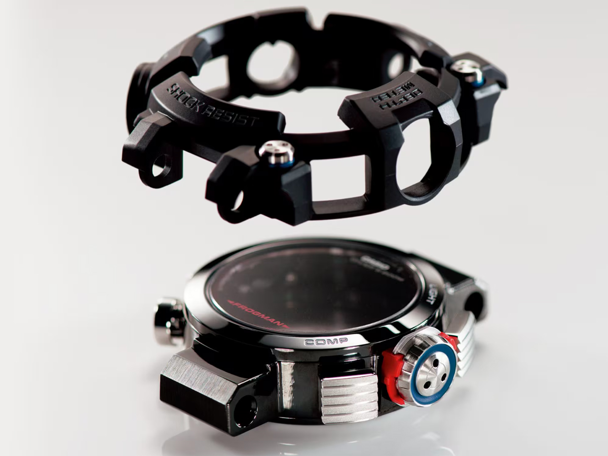 G-SHOCK「フロッグマン」のケース構造