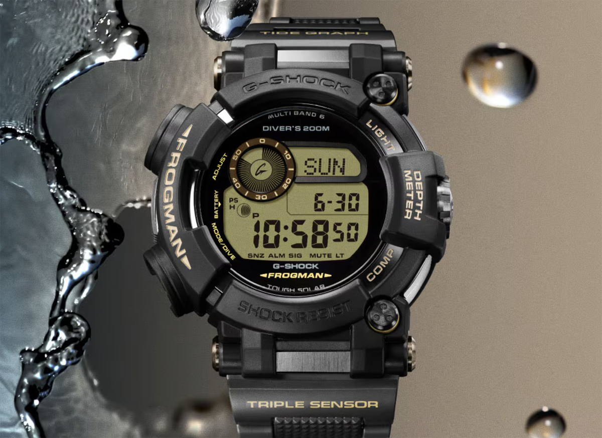「装飾性を排除した」極限へ挑む男のギア。G-SHOCK「MASTER OF G」にタンカラーアクセントが登場、フロッグマンとマッドマスターが「さらに無骨に」なる