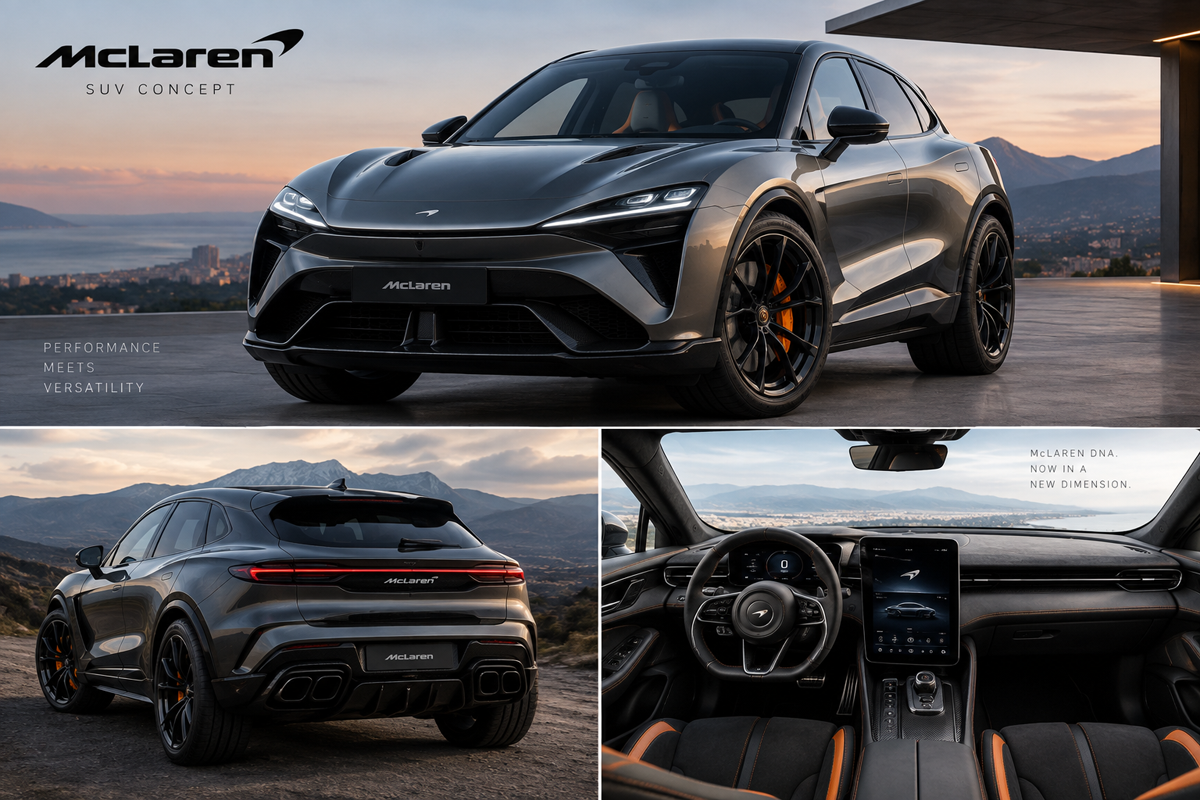 マクラーレンのSUV「予想レンダリング」