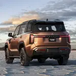 新型三菱 パジェロのエクステリア（静止、リア）