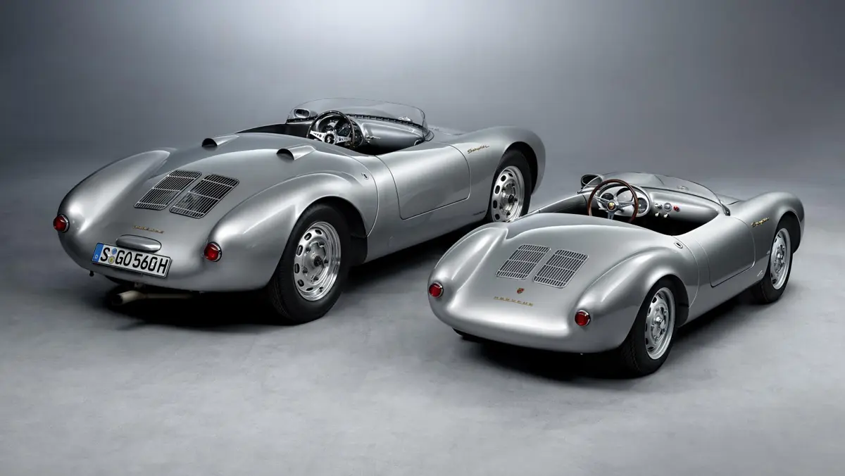 ポルシェが伝説の550スパイダーを250台限定にて復刻。ただし「実車の80％サイズ、電動パワートレイン」。それでも価格は「手が出ない」レベルであろう