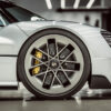 ポルシェ 919ストリートのエクステリア（シルバー、フロントホイール）