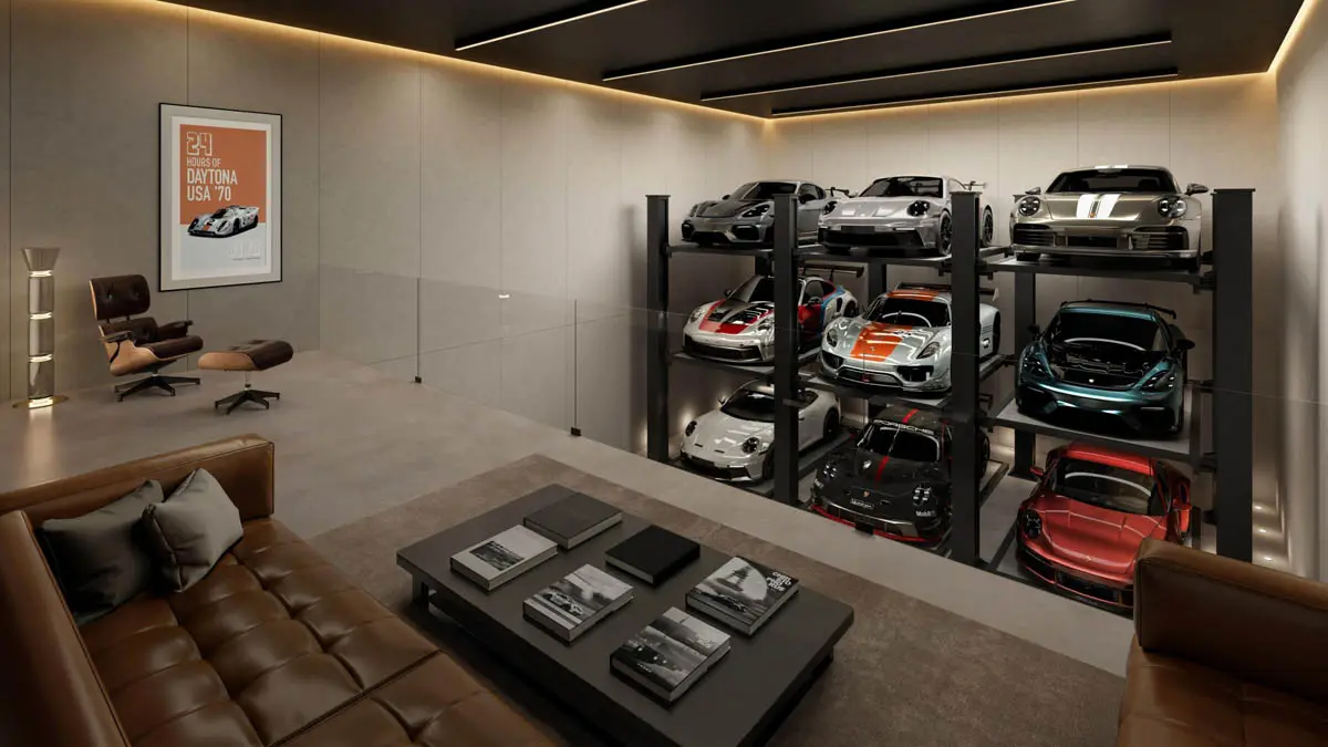 ポルシェが販売するガレージハウス、Porsche Design Concours（ポルシェデザインコンコース）