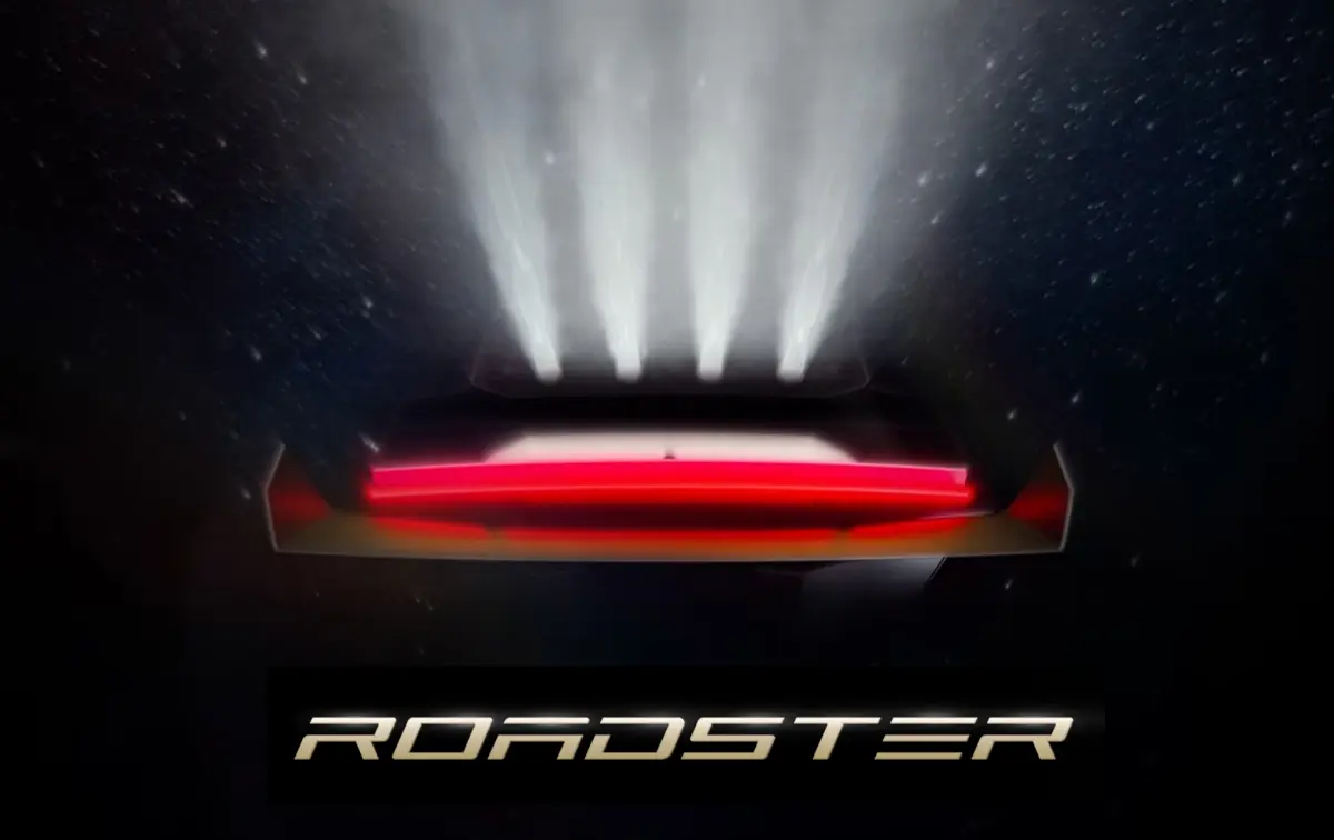 テスラ ロードスター（新型）の予告画像