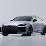 F1マシンと同じカラーへとペイントされたアウディRS5のエクステリア〜フロント
