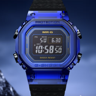 サファイアクリスタルケース採用のG-SHOCK（MR-G）