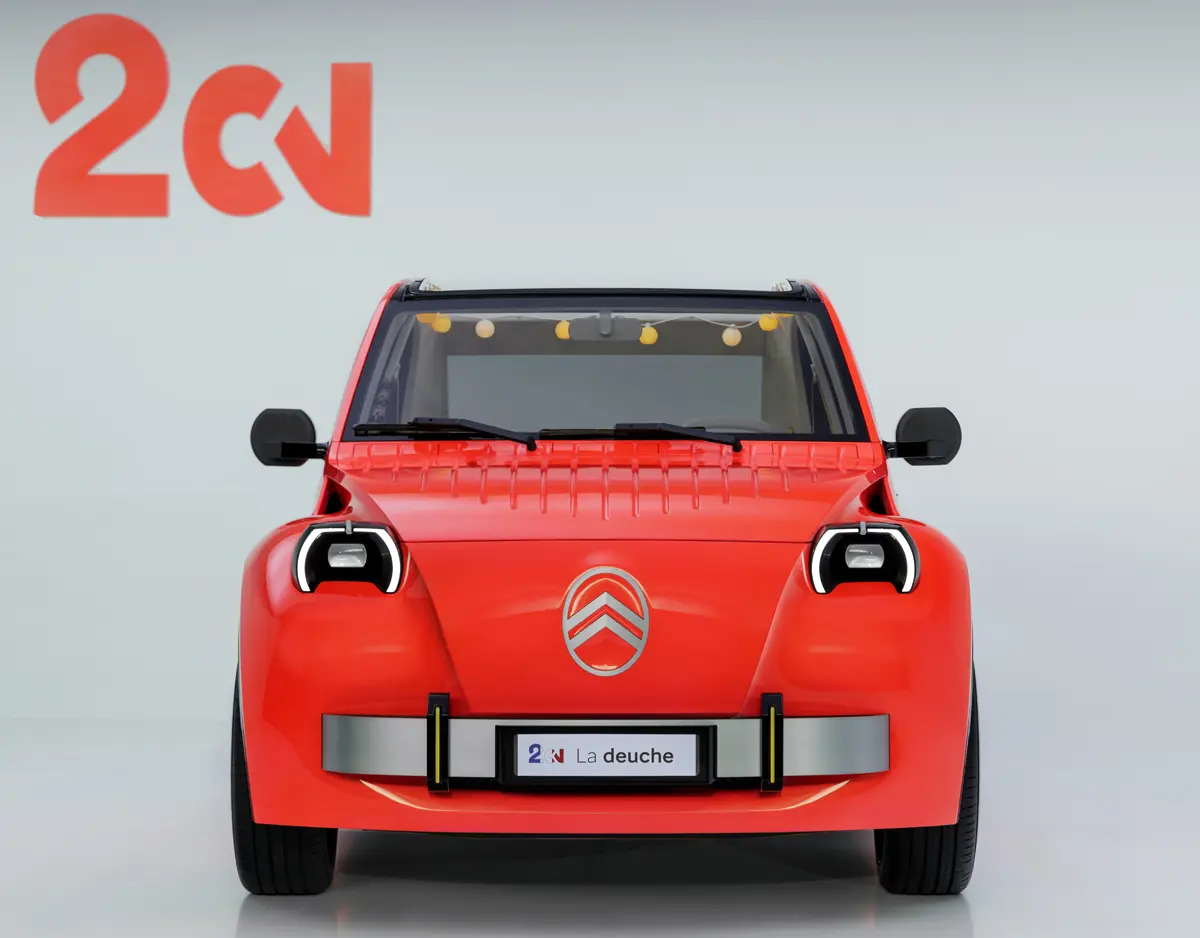 シトロエン「2 CV コンセプト」のエクステリア〜フロント