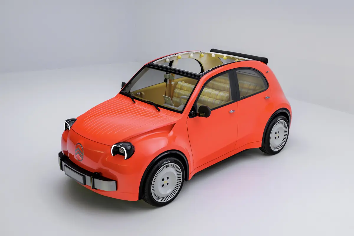 シトロエン「2 CV コンセプト」のエクステリア〜フロントサイド