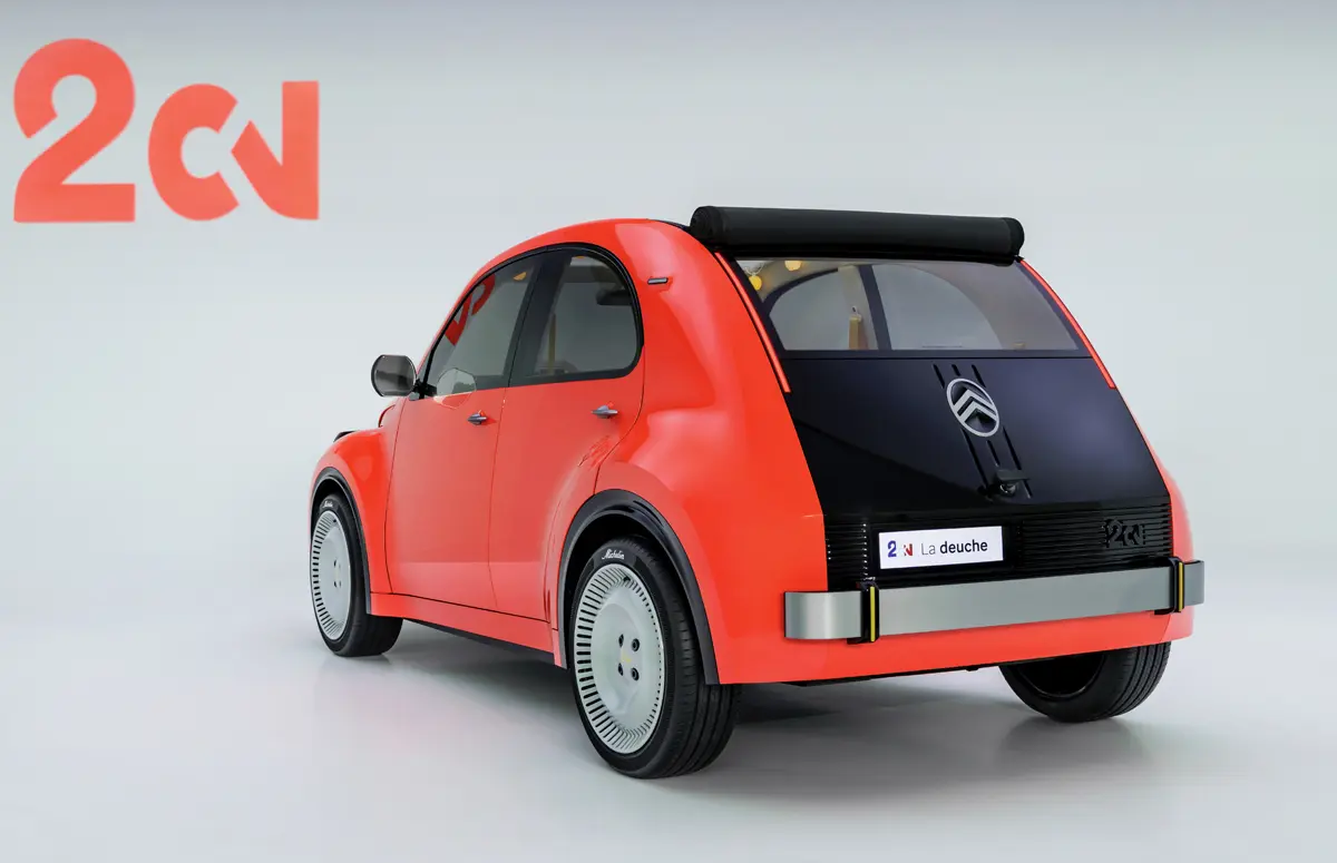 シトロエン「2 CV コンセプト」のエクステリア〜リアサイド