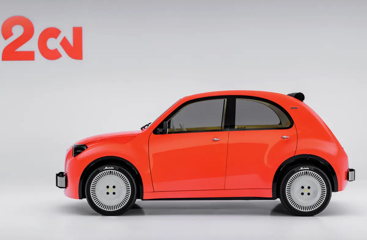 シトロエン「2 CV コンセプト」のエクステリア〜サイド