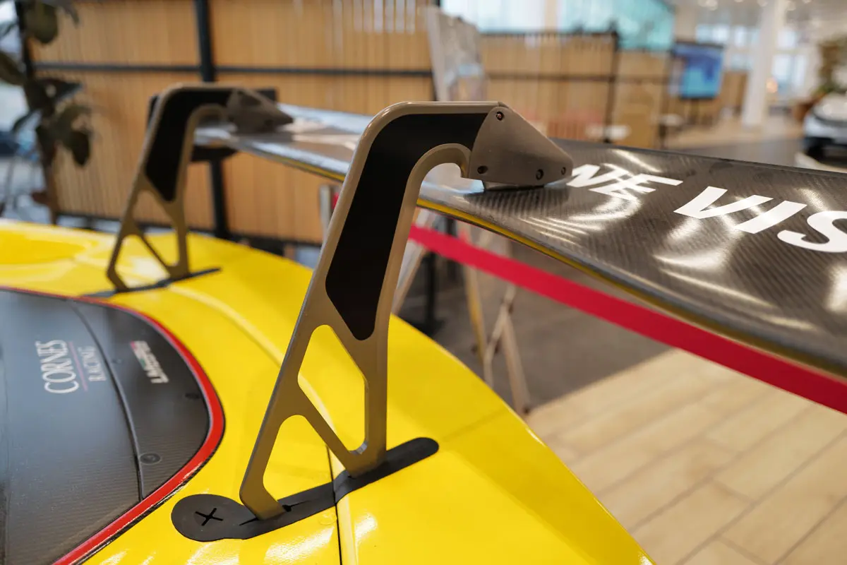 フェラーリ296 GT3 EVO LM Corsa 60号車のリアウイング