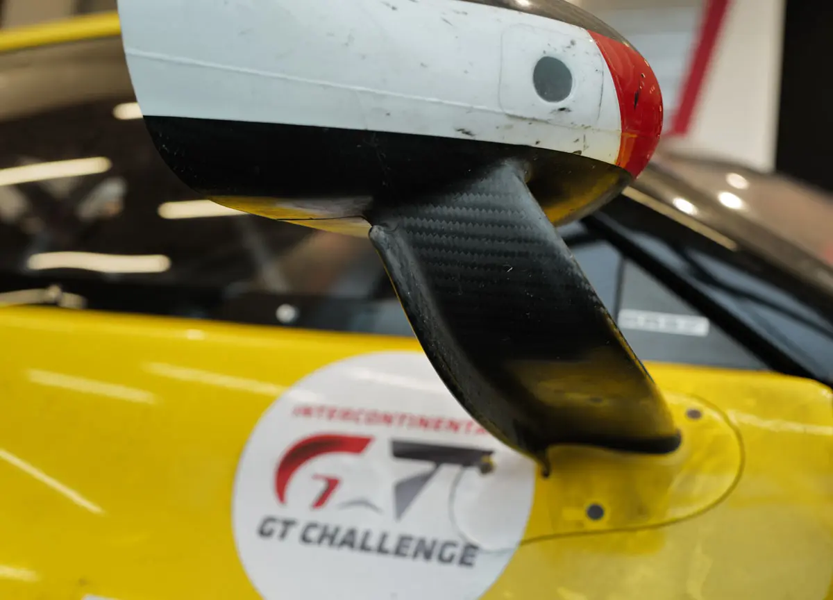 フェラーリ296 GT3 EVO LM Corsa 60号車のドアミラー